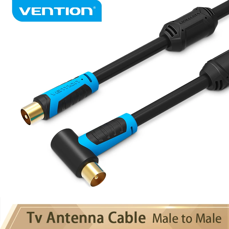 Vention цифровой ТВ антенный кабель 90 градусов папа к мужчине F Тип видео для HD TV Satelite