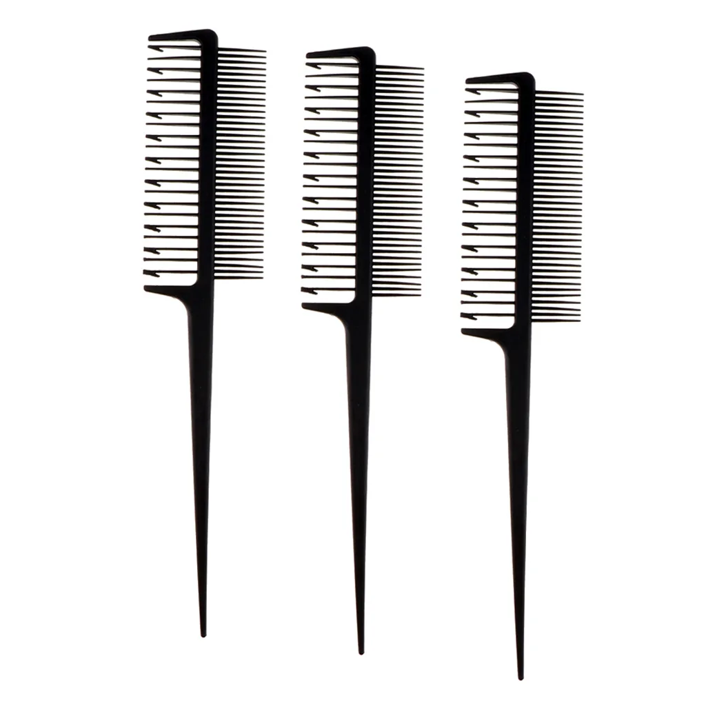 3x Antistatic Weave Highlighting Foiling Hair Comb Hair Coloring