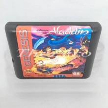 Aladdin EU/JAP оболочка для 16 битной игровой карты для системы Genesis для sega Mega Drive