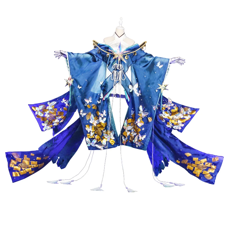 Женский костюм для косплея Onmyoji Shiranui с шестнадцатью ночами ветром цветком снегом