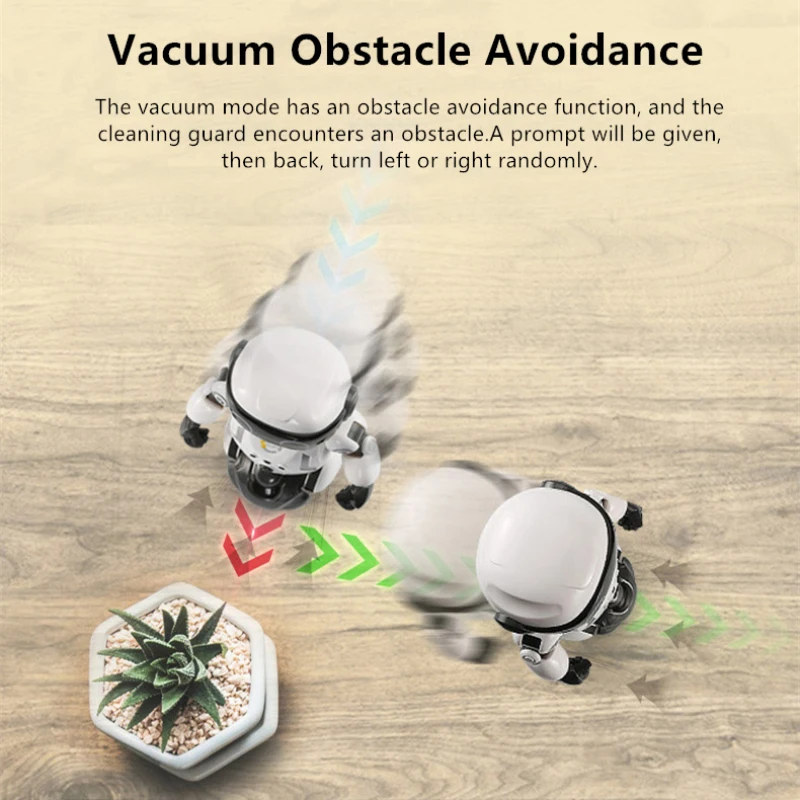 Gesture Sensing Intelligent Programming Sweeping Robot Vacuum Obstacle Avoidance Follow Mode Sing&Dance Volume Adjustable RC Toy 5