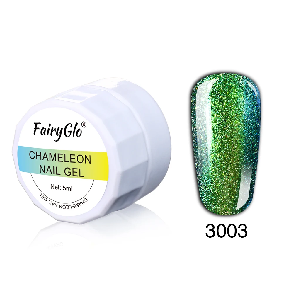 FairyGlo 5 мл Хамелеон Ультрафиолетовый Гель-лак замочить от длительного окрашивания Гель-лак для ногтей УФ-гель для ногтей лак для ногтей - Цвет: 3003