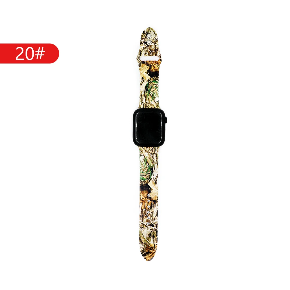 20 Ремешок для apple watch ремешок 44 мм 40 мм correa apple watch 4 3 5 ремешок 42 мм 38 мм iwatch браслет ремешок для часов аксессуары для часов - Цвет ремешка: 20