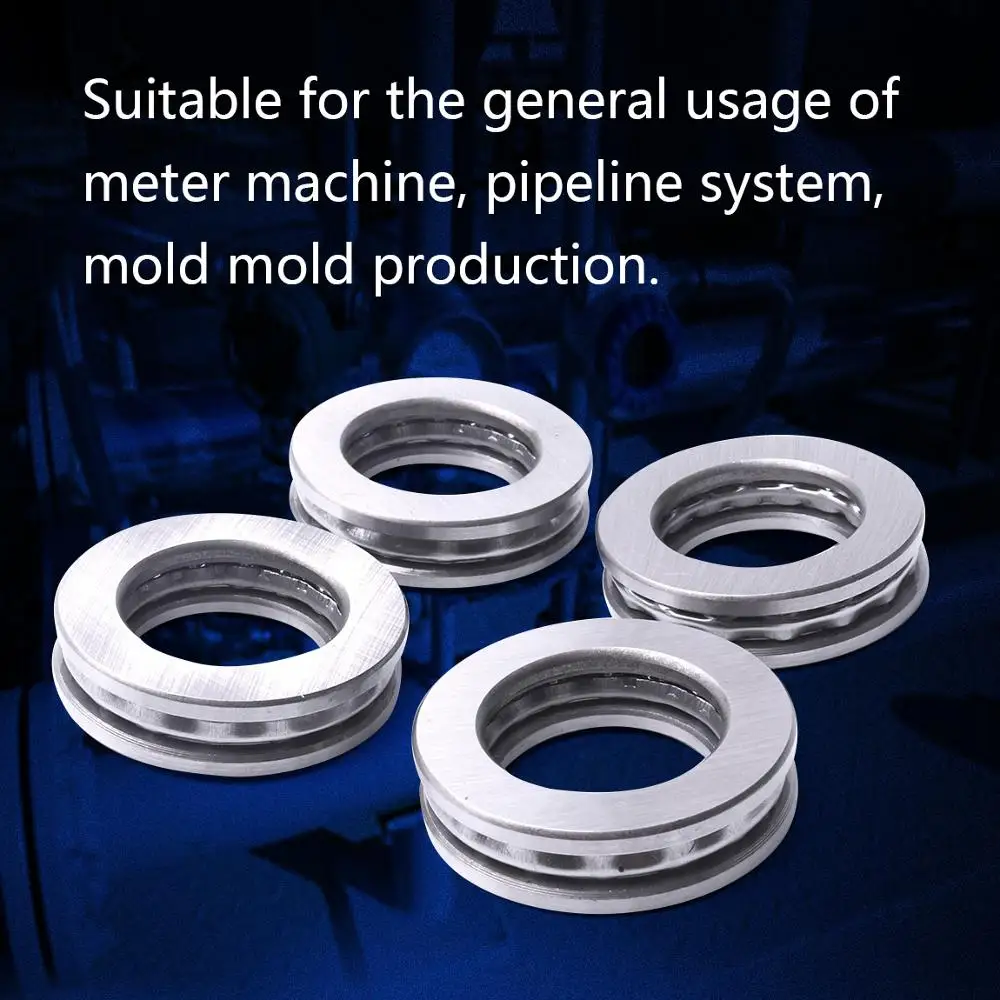 1 шт. Высокоточный подшипниковый стальной плоский упорный шариковый подшипник