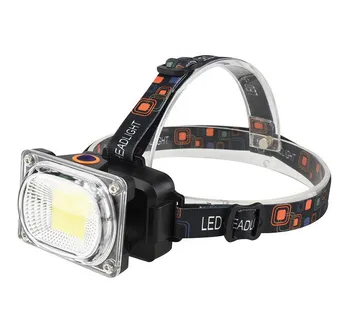 

8000LM powerful COB LED Headlamp DC Rechargeable Head Lamp Torch Headlight 18650 Battery Waterproof Hunting Fishing Lighting