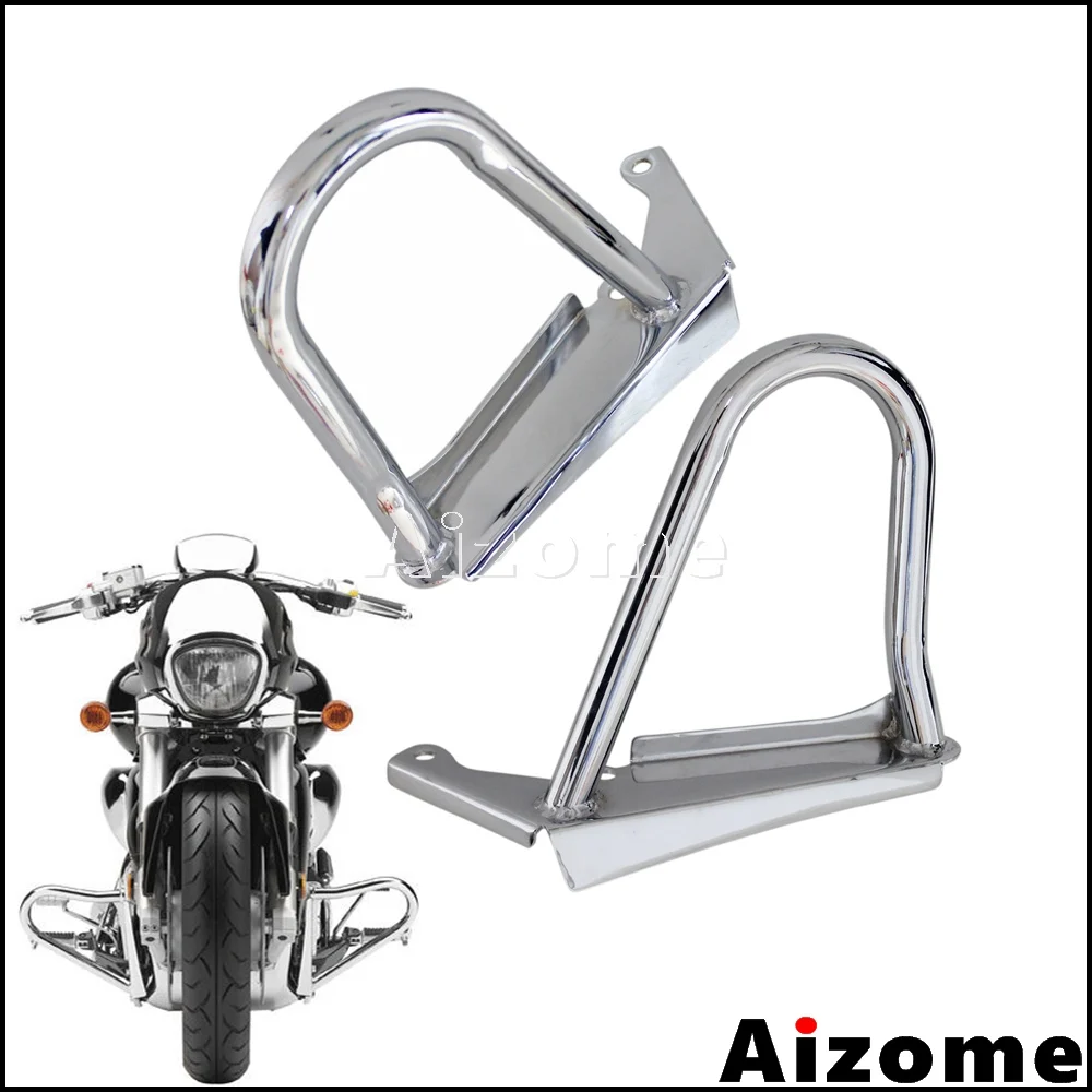 Для Suzuki Cobra Crash Protector Boulevard M109R 2006- мотоциклетная стальная защита двигателя автострада аварийный бар 1 пара