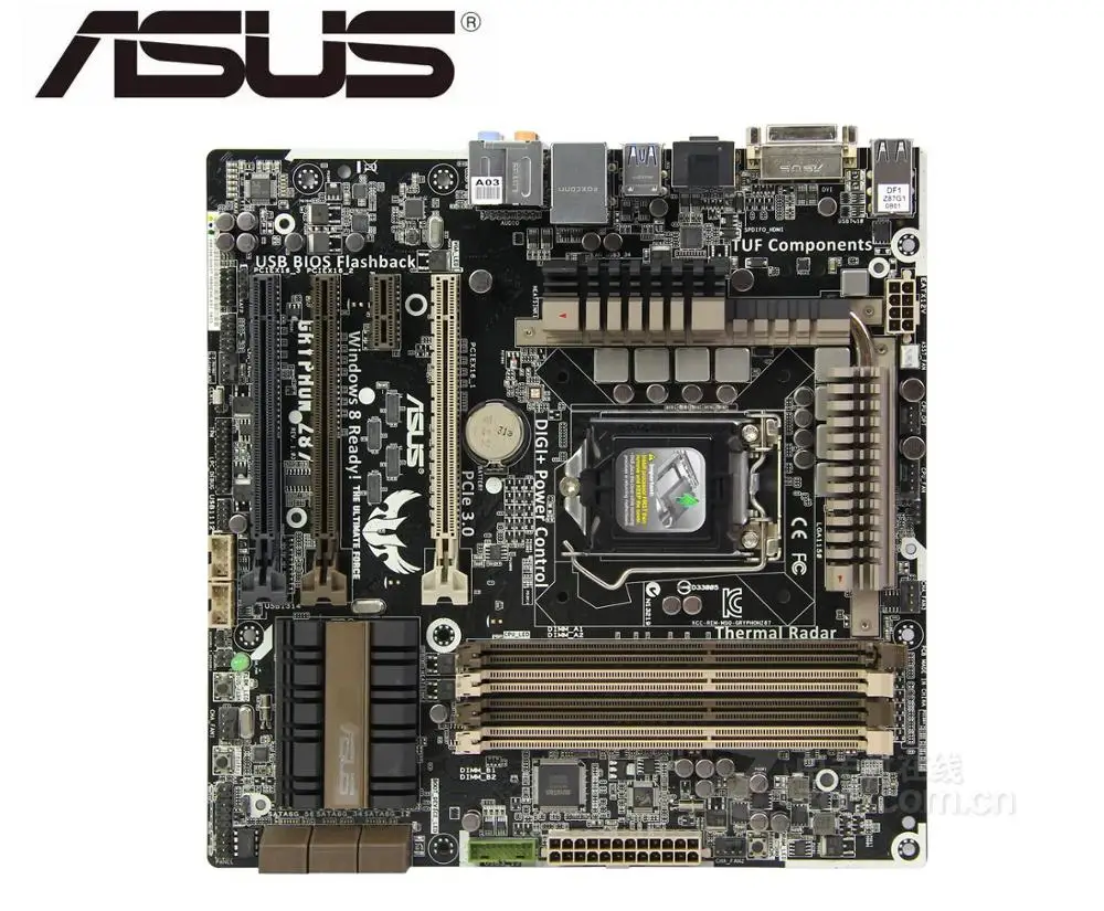 Asus GRYPHON Z87 настольная материнская плата розетка LGA 1150 i7 i5 i3 DDR3 SATA3 USB3.0 подержанная