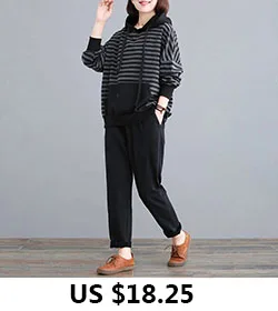 Spring Casual Loose Striped Hooded Sweatshirt And Harem Pants Tracksuit Plus Size 4XL Korean 2 Piece Sets Sweatsuit Women Outfit crop top and skirt set