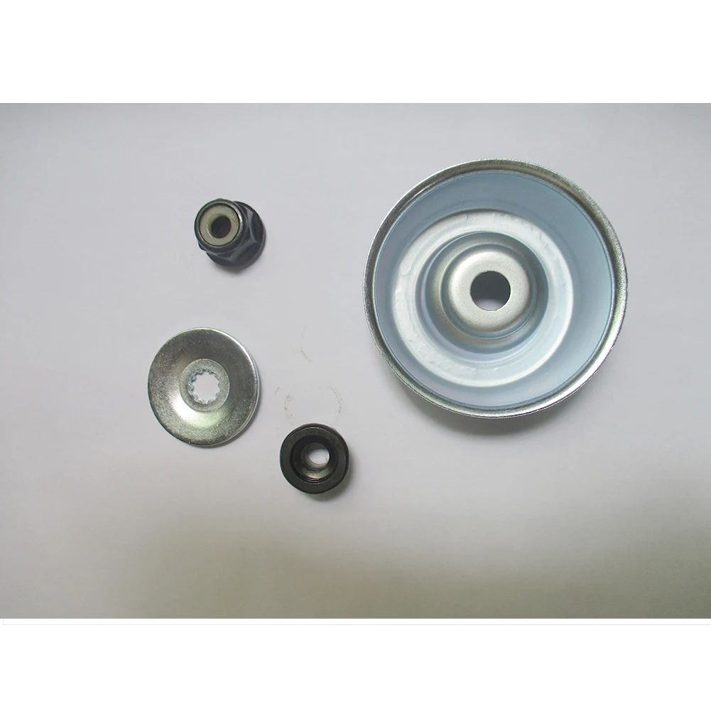 

4 Pcs Replacement Lawn Metal Blades Garden Accessories Nut Fixing Kit Parts With Cover Practical Brushcutter Gearbox Power Tools