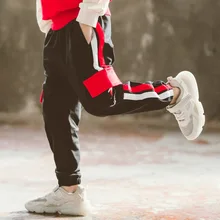 Весна, стиль, мужские, большие, детские, модные, трикотажные спортивные штаны, простые, корейский стиль, повседневные, трендовые, крутые, универсальные, удобные