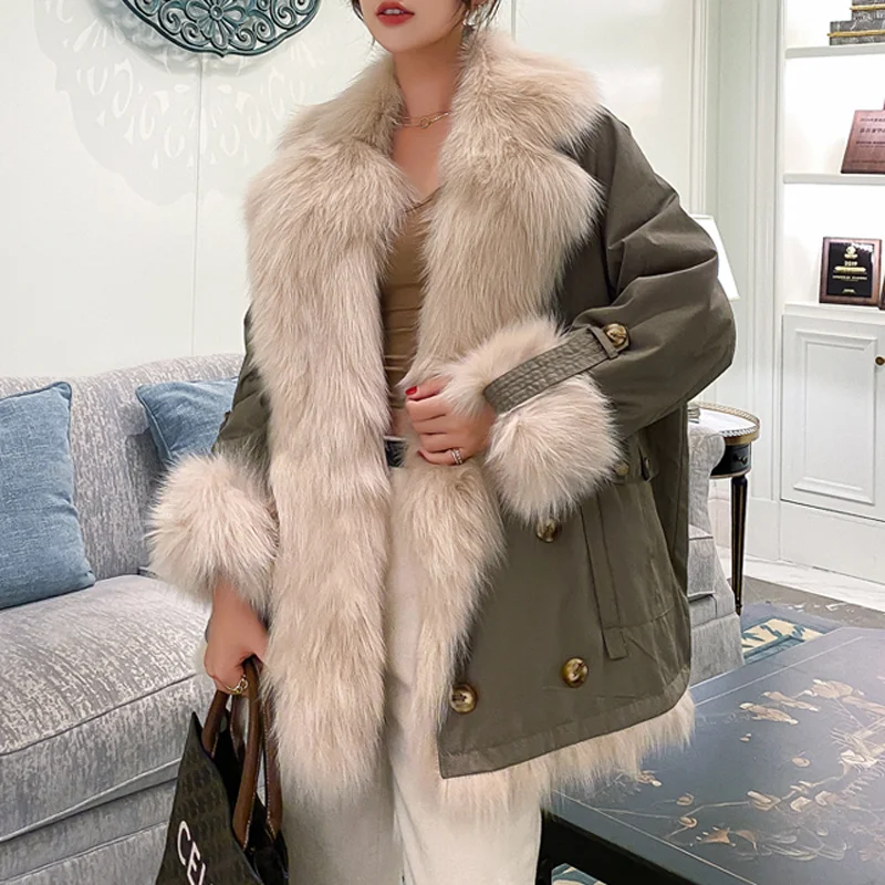 Bella Philosophy Faux Fox Fur Coat 