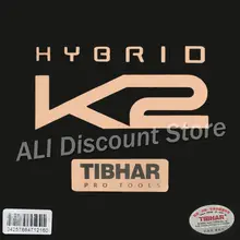 TIBHAR гибрид K2(липкая Резина+ немецкая жесткая губка, скорость и спин) Pips-in настольный теннис резиновая губка для пинг-понга