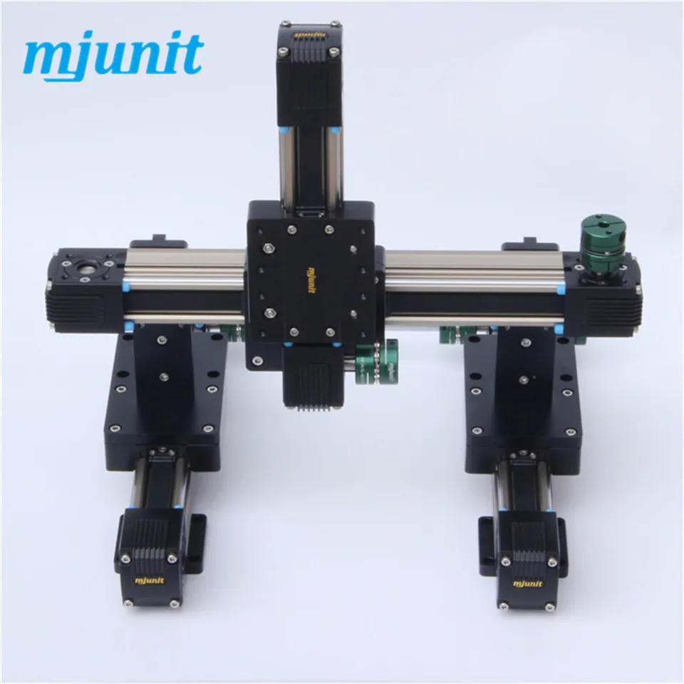 

mjunit glue spraying and coating xyz 3 axis gantry sliding table guide rail linear module mechanical synchronous belt high-speed