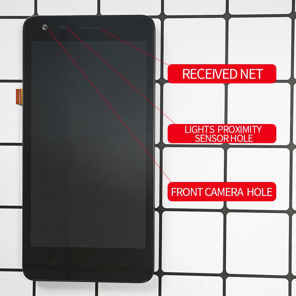 4," ЖК-дисплей для XIAO mi Red mi 2 ЖК-дисплей кодирующий преобразователь сенсорного экрана в сборе рамка для красного mi 2 Pro 2pro 2 prime дисплей