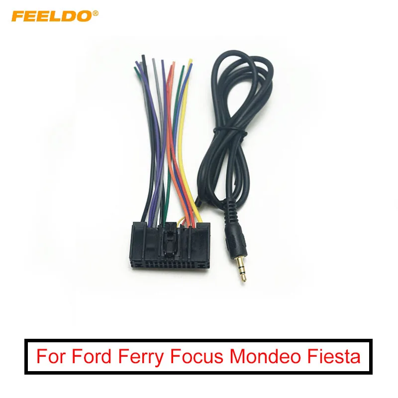 FEELDO автомобильный радио жгут проводов аудио стерео провод адаптер для Ford Ferry Focus