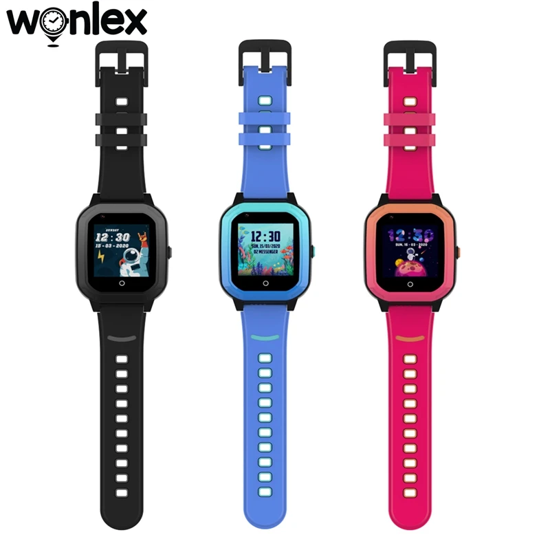 Wonlex Смарт-часы Детские GPS WI-FI LBS трекер позиционирования 4G Видео Камера голосовой