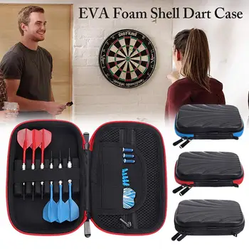 

Dart Box Dart Case EVA Foam Shell Dart Case 6 Darts Holding Container Extra Accessories For Storing Steel Tip And Soft Tip Darts