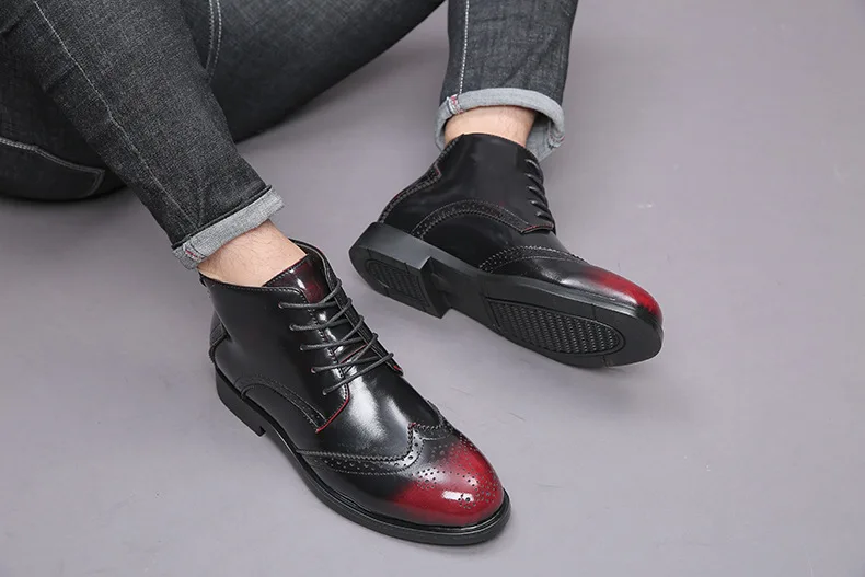 Новые мужские ботинки Martens мужские полусапоги кожаные оксфорды подошва Bullock мужские ботинки на шнуровке M692
