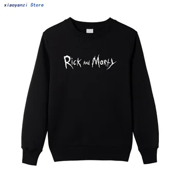 

Casual men sweatshirts Rick and Morty Peace homme new brand clothing Rick Morty skateboard men pullovers cotton hoodies