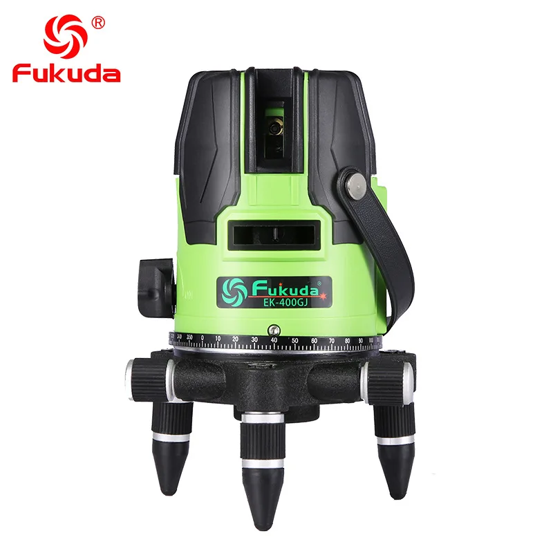 

FUKUDA 5 Line EK400GJ 532nm Level Super Strong Green High Precision Line Detector Professional Building Tools Mini Laser