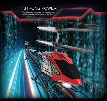 

Children Helicopter 2.4G RC with LED Light Radio Control Aircraft drone Fixed height Chargeable Alloy ABS Quadcopter Toys for