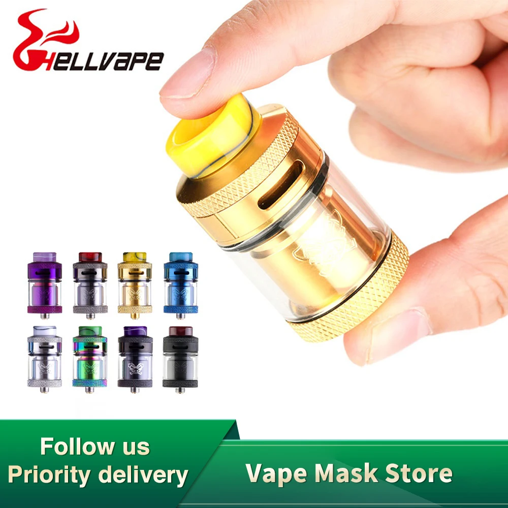 Оригинальный атомайзер Hellvape Dead Rabbit RTA 2 мл/4 5 мл с регулируемым потоком воздуха