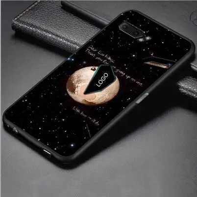 Чехол для ASUS ROG Phone II, чехол Phone2 ZS660KL, силиконовый чехол, задняя крышка для ASUS ROG Gaming Phone, 2 мультяшных узорных чехла - Цвет: Коричневый
