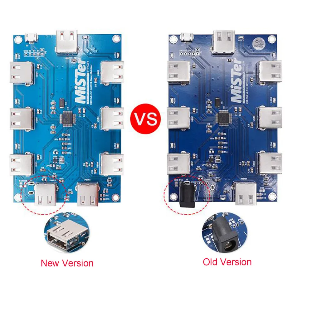 Extensora de Eixo Manual para mr Usb de Solda io para Terasic Placa Fpga Portas De10 Nano 7 Usb - Image 2