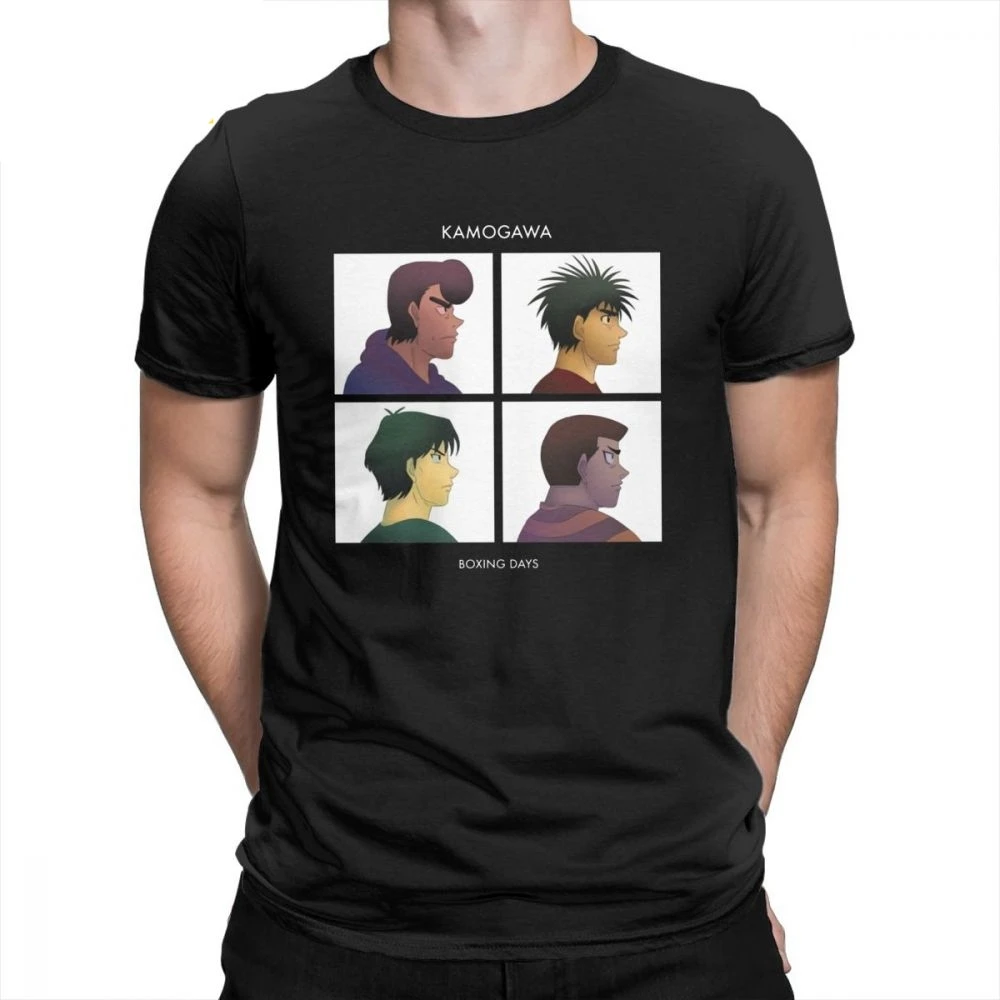 Hajime No Ippo Demon Days футболки с короткими рукавами из хлопка брендовые футболки для отдыха мужские спортивные боксерские Большие размеры
