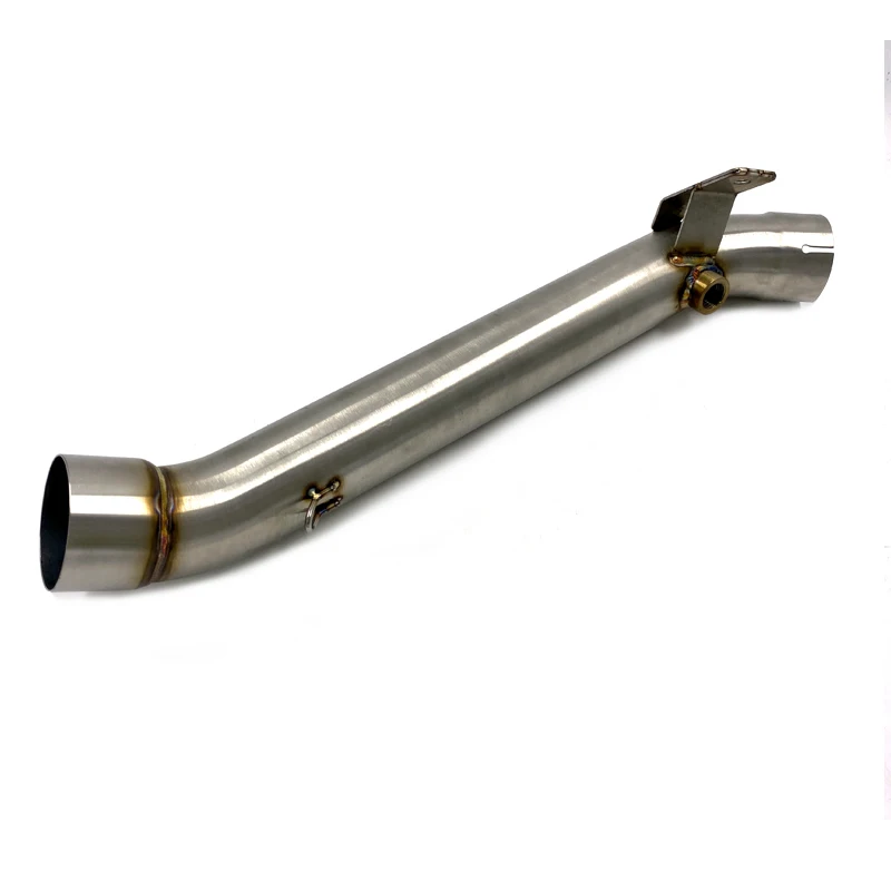  ZX10R ZX 10 R Exhaust Muffler Engine Middle Link Slip On Round Pipe (4)