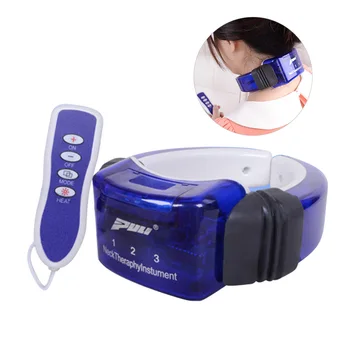 

Electric Pulse Neck Massager Cervical Traction Therapy Heating Massage Stimulator Cervical Pain Relief Tool Body Relaxation Tool