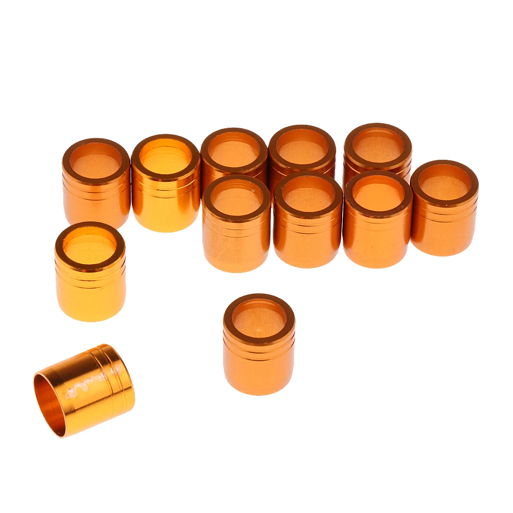 Archery Arrow Explosion-proof Ring For Outer Diameter 7.6mm Arrow Shaft, Set of 12 Various Color