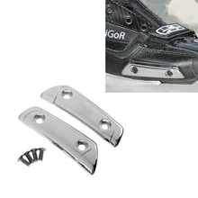 2 шт роликовые коньки аксессуары обувь для катания на коньках сталь анти-истирание колодки с винтами 82x22 мм