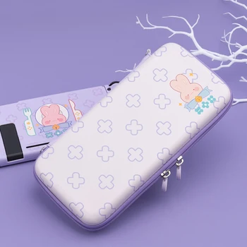 

Cutlery Rabbit Switch Storage Bag PU Waterproof Hard Cover Shell NS Protective Box Carrying Case For Nintendo Switch Accessories