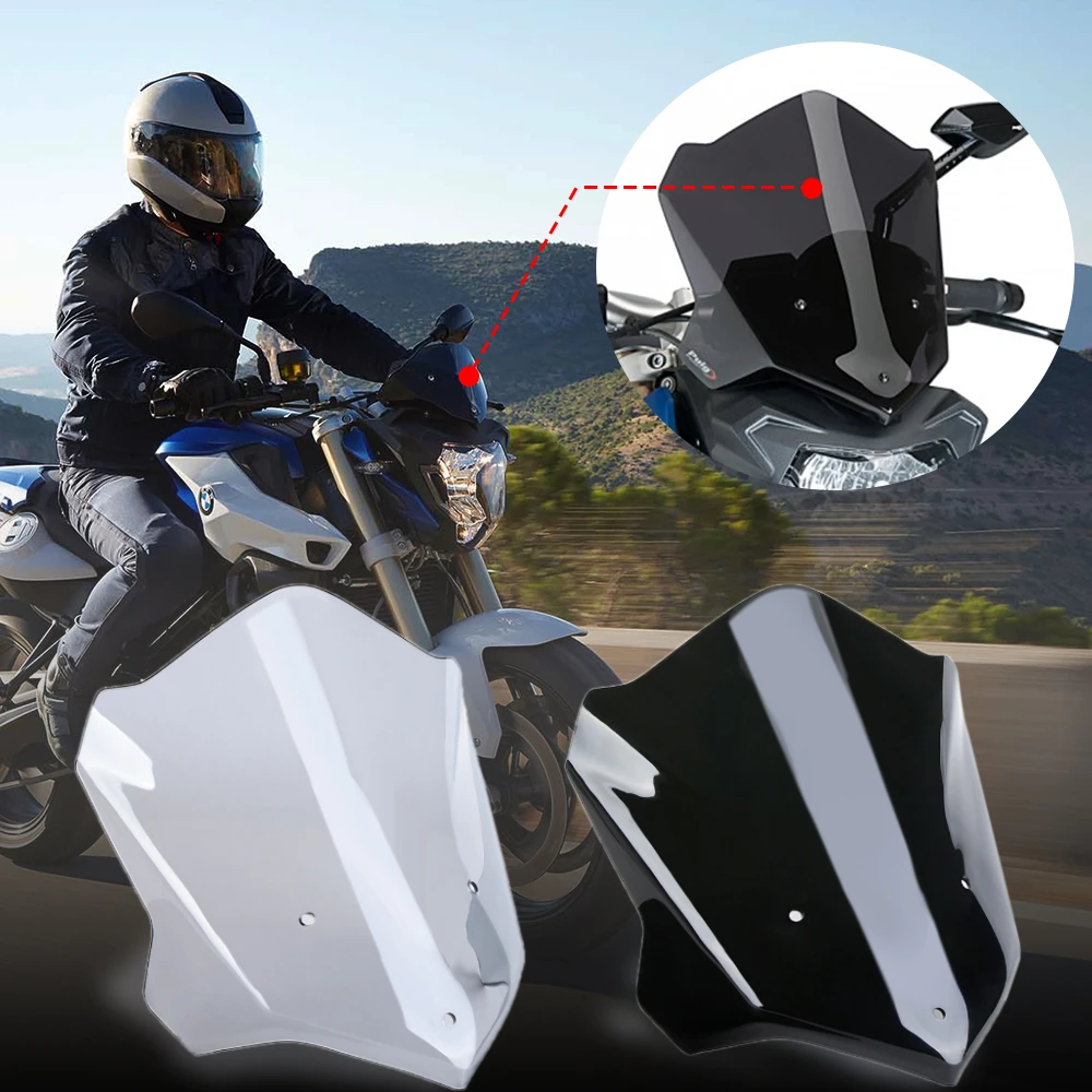 Windshield Windscreen For BMW F800 R F800R 2015-Wind Screen Shield Airflow Deflectors Accessories F800R motorcycle windshield