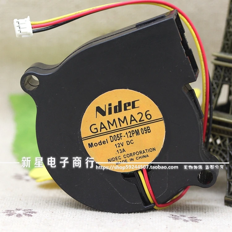 Для Nidec D05F-12PM DC 12 В 0.13A охлаждающий сервер вентилятор 5 см 50 мм 50*50 мм 5015 охлаждающий вентилятор