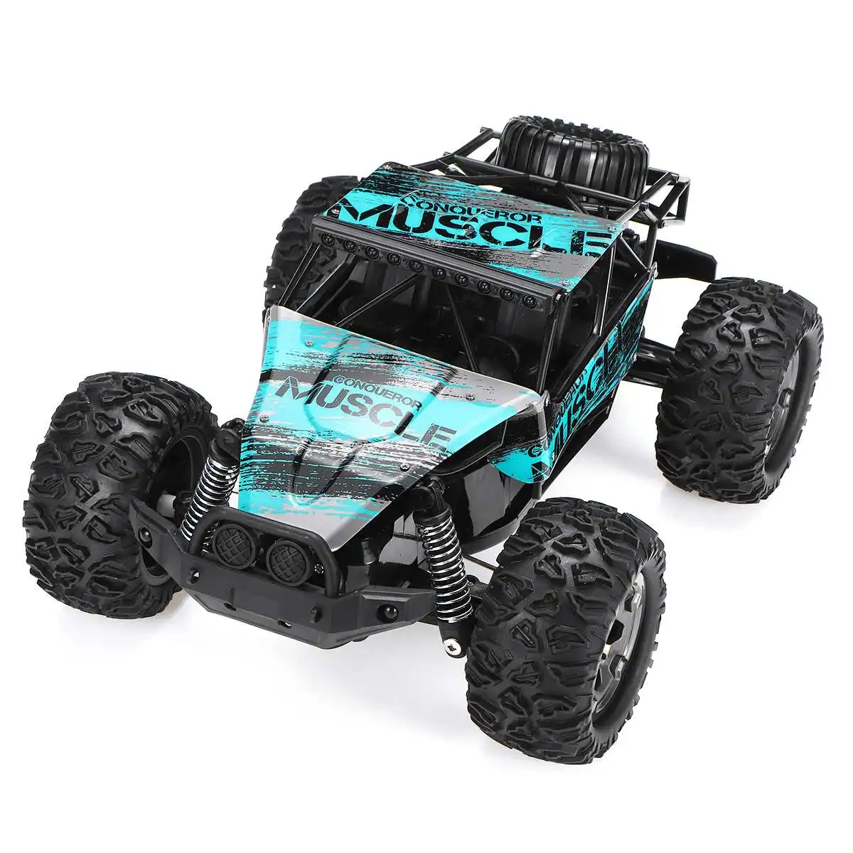 Зеленый 1:12 60 км/ч RC пульт дистанционного управления внедорожные автомобили 2,4 ГГц сканеры Электрический монстр грузовик игрушки для детей - Цвет: Зеленый