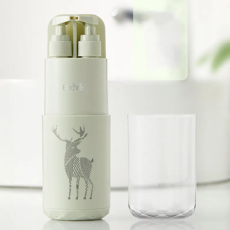 

Outdoor Travel Portable Wash Cup Toothbrush Set Comb Mirror Kit Mouthwash Storage Box Toothpaste Holders For Business Trip