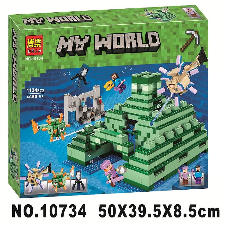 

10734 The Ocean Compatible with Block Set Creative Building Toy 1134Pcs