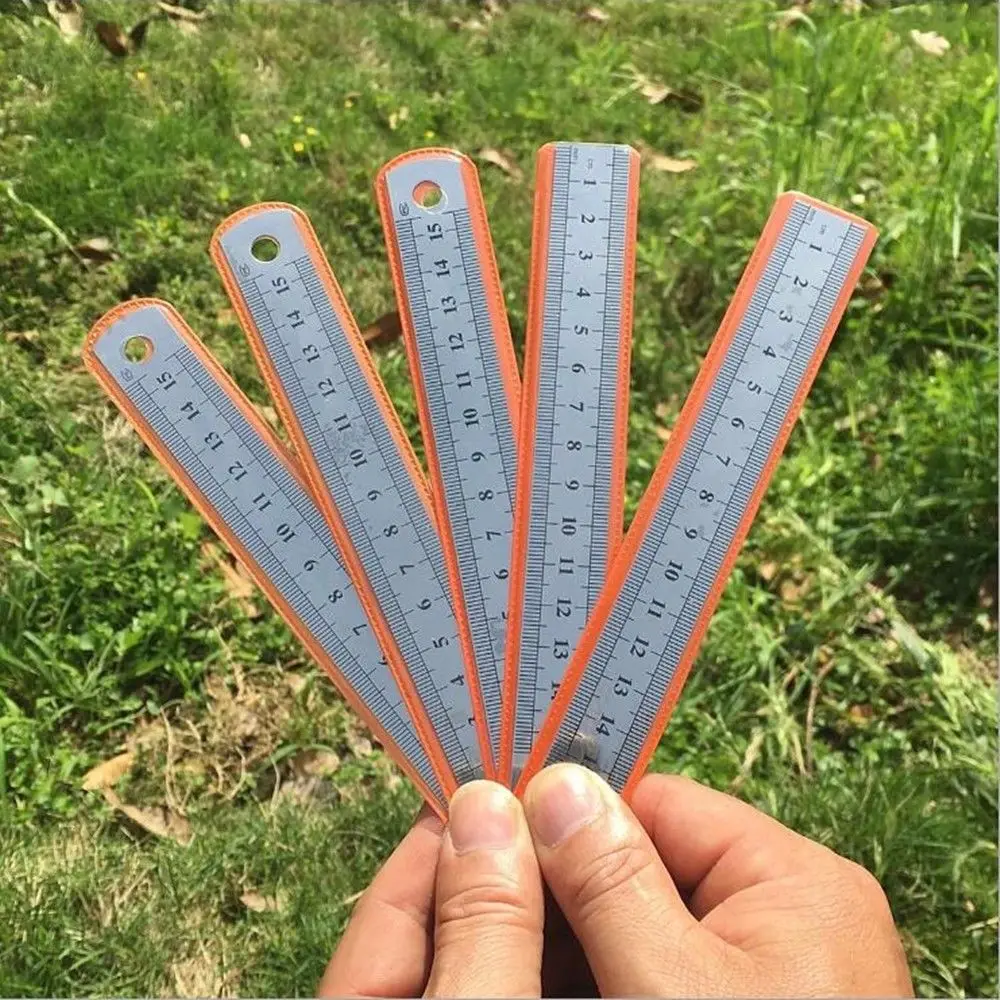 Acquista Ora Righello In Acciaio, Largo E Rigido, 6 Pollici, Pollici - Foto 4