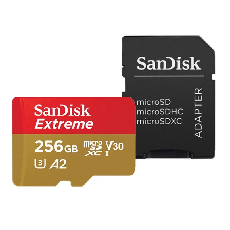 SQXA1-256G Карта памяти SanDisk Extreme/Ultra Micro SD 128 ГБ 32 ГБ 64 Гб 256 Гб 400 Гб 32 64 128 Гб Micro SD карта SD/TF Flash MicroSD U1/U3 4K - Емкость: SQXA1-256G