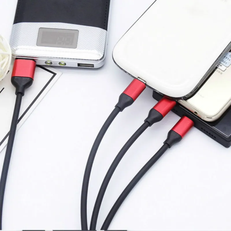 3 в 1 USB кабель для телефона iPhone X XR Max Pro Micro Type C Samsung S9 S8 быстрой зарядки шнур