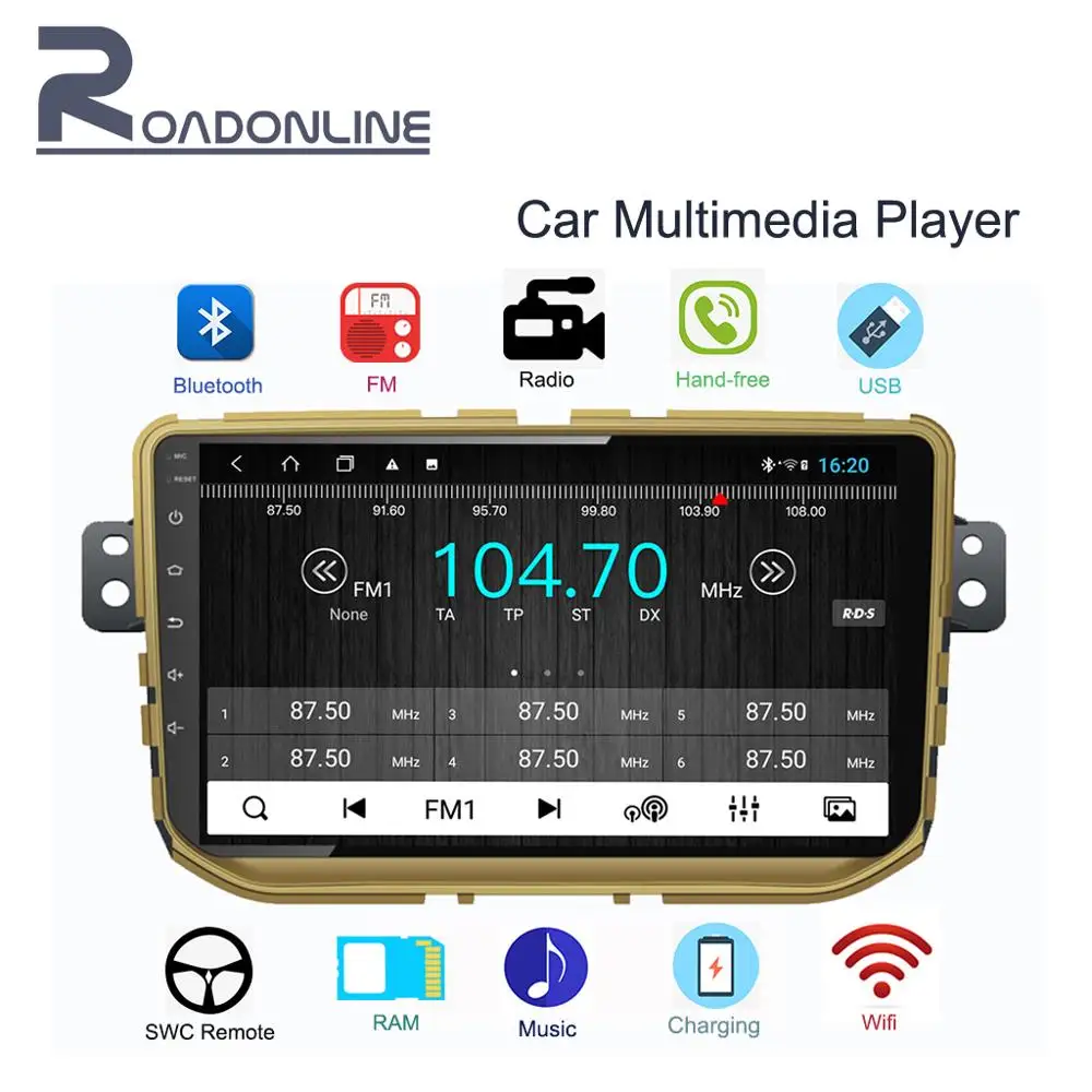 

2din 9"Android 8.1 car radio GPS navigation suitable for 2014-2016 Haval H2 stereo multimedia player RDS,MP3,MP4,Bluetooth