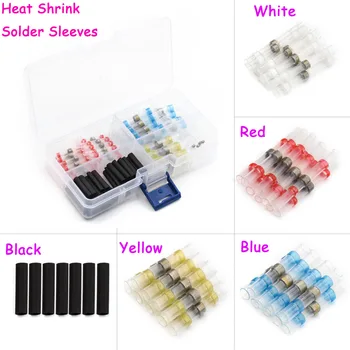 

300 Pcs Waterproof Solder Seal Sleeves Heat Shrink Butt Wire Connectors Electrical Cable Splice Tinned Terminals 26-10AWG