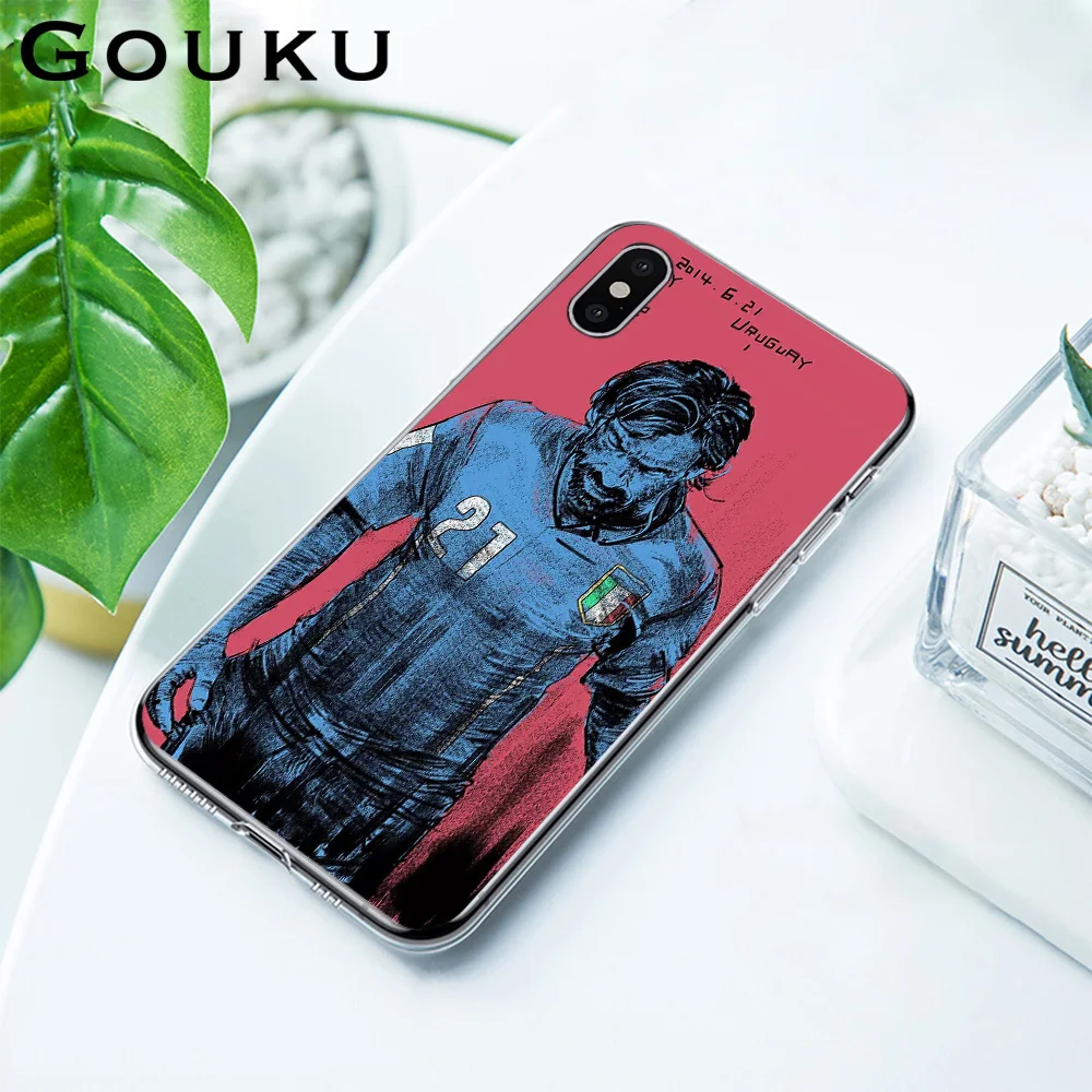 

GOUKU for IPhone 11 Messi Phone Back Case Suitable for Iphone X XS Pro XR XS Max 8 7 6 6S Plus 5 5S SE Iphone Accessories