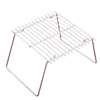 

Ultralight Mini 304 Stainless Steel Collapsible Grill Outdoor Camping Camping Portable Cookware Simple Pan Holder