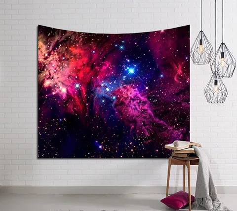 Decoration Home Decor Galaxy Hanging Wall Tapestry Hippie Retro Home Decor Yoga Beach Mat India Decoration Mural Tapiz