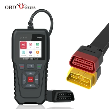 

5 Types Engine Analyzer OBD 2 Auto Scanner Diagnostic Tool Multi-language obd2 Code Reader PK ELM327 free 60cm Extension-Cable