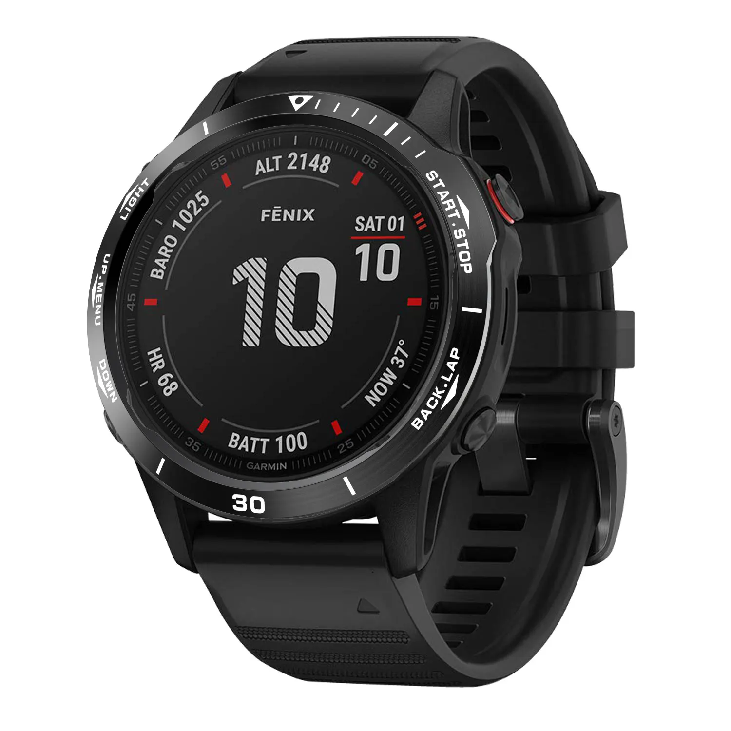 Стильный ободок-кольцо для Garmin Fenix 6/6 pro/Fenix 6 sapphire, умный Браслет, кольцевой чехол, защитная крышка, металлический чехол от царапин