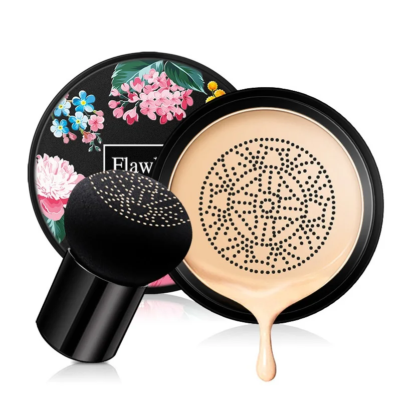 Flawless Nude Makeup BB Air Cushion 20g Mushroom Head Puff Oil control